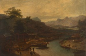 Une vue en Chine : Cultiver le thé - William Daniell