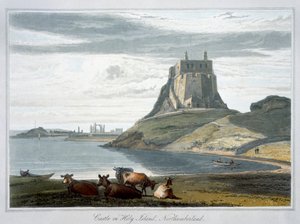 Château sur Holy Island, Northumberland, 1822