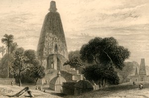 Grand Temple à Bode Gyah - William Daniell