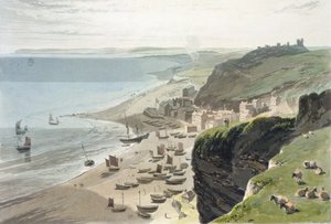 Hastings, depuis East Cliff, de 