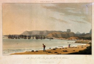 Île de France (Maurice), vue de la ville de Port Louis, depuis l