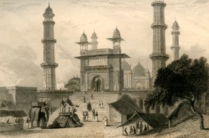 Mosquée à Mathura, 1835 - William Daniell
