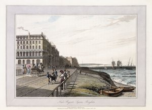 Près de Regents Square, Brighton, vers 1814-1825 - William Daniell