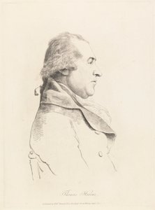Étude de portrait de Thomas Hearne