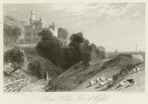 Colline escarpée