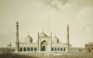 La mosquée Jama, Delhi - William Daniell