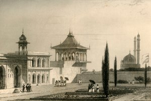 Vue dans le jardin du palais, Lucnon, 1835