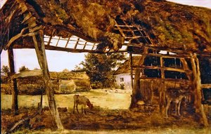Vieille remise de ferme - William Davis