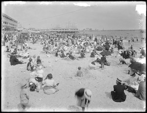 Baigneurs à Brighton Beach, Brooklyn, 3 août 1912 - William Davis Hassler