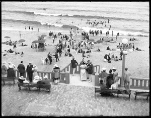 Baigneurs et plagistes, Deal, New Jersey, juillet 1916 - William Davis Hassler