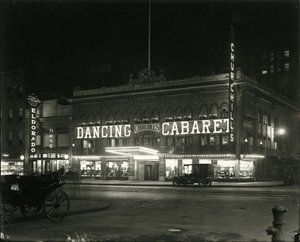 Le cabaret de Churchill, Broadway à la 49e rue, 1917 - William Davis Hassler
