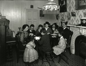 Comité évangélique, étude biblique chez Mme Vitello, 359 E. 49th Street, enseignée par Mlle Jones. 30 mars 1916