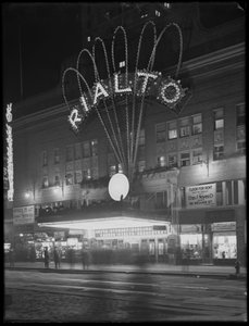 Marquise illuminée pour le Rialto Theater, New York City, 6 janvier 1917 - William Davis Hassler