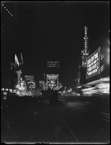 Enseignes lumineuses à Times Square, New York, 1917 - William Davis Hassler