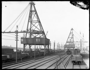 Grues de voyage, Pennsylvania Rail Road, Greenville, N. Y., c.1912 - William Davis Hassler