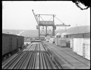 Chargeur direct en voyage au West Shore Rail Road, Weehawken, New Jersey, 1912 - William Davis Hassler
