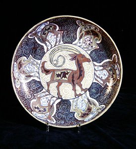 Lustre charger - William de Morgan