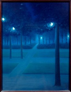 Nuit au Parc Royal de Bruxelles