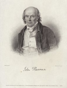 Portrait de John Flaxman - William Derby