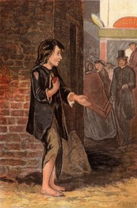 Un enfant mendiant de l