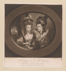 Portrait de Mary Gwyn et Catherine Bunbury - William Dickinson