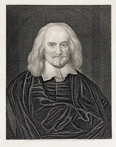 Portrait de Thomas Hobbes (1588-1679) gravé par James Posselwhite (1798-1884) pub. par William Mackenzie