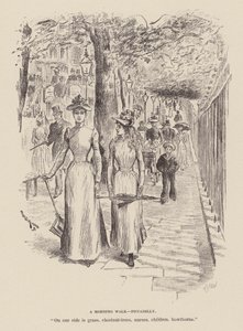 Une promenade matinale, Piccadilly - William Douglas Almond