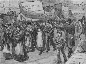Procession des marieurs à Westminster, 1892