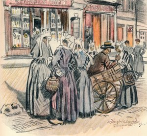 Potins de rue, Quimperlé, 1915