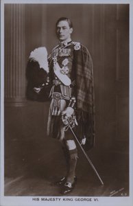 Sa Majesté le Roi George VI (photo n/b) - William Drummond Young