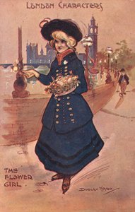 Personnages de Londres : la marchande de fleurs - William Dudley Ward