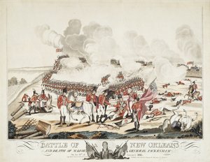 Bataille de la Nouvelle-Orléans et mort du major général Packenham - William Edward (after) West