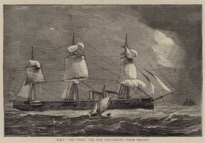 HMS The Shah, la nouvelle frégate à vapeur rapide