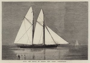 Le nouveau yacht de SAR le Prince de Galles, Hildegarde - William Edward Atkins