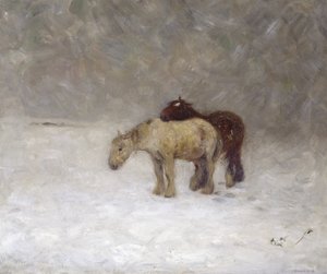 Tempête de neige, vers 1891 - William Edward Stott