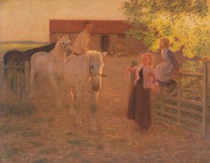La vieille porte, c.1896 - William Edward Stott