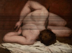 Male Nude (oil on canvas) - William Etty