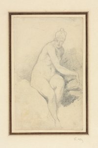 Nu assis - William Etty