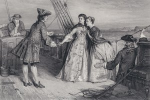 Illustration pour Le Pirate de Sir Walter Scott - William Ewart Lockhart