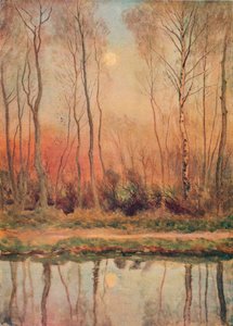Un canal du Surrey, soir - William Eyre Walker