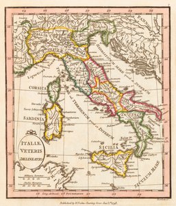 Italie antique. Carte. - William Faden