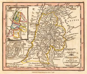 Palestine. Carte - William Faden