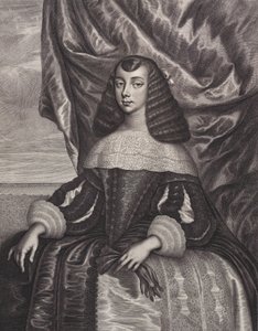 Catherine de Bragance, 1662 - William Faithorne