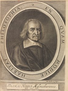 Portrait de Thomas Hobbes 1588-1679, 1642