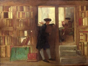 Le repaire du bibliophile ou la librairie de Creech - William Fettes Douglas
