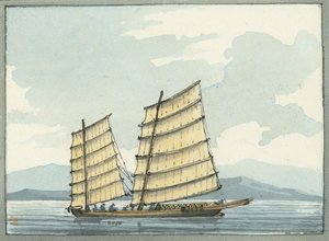 Bateau pilote chinois de Macao - William Ffarington