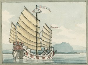 La jonque chinoise - William Ffarington
