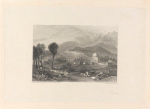 Ramah et la tombe de Rachel - William Finden