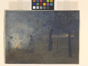 Feuilles brûlantes