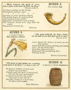 Page du Livre Anniversaire des Emblèmes de la Bible - William Foster